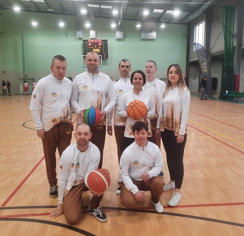 Nasza drużyna reprezentacyjna podczas Turnieju koszykówki